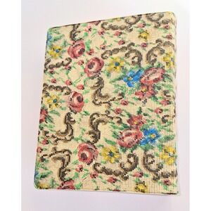 Vintage Folder Sewing Pattern Organizer Binder Book Floral Crafts